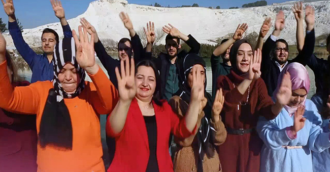 PAMUKKALE ADAYINDAN SÜRPRİZ VİDEO