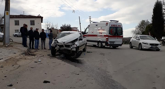 GÜMÜŞLER’DE KORKUNÇ KAZA