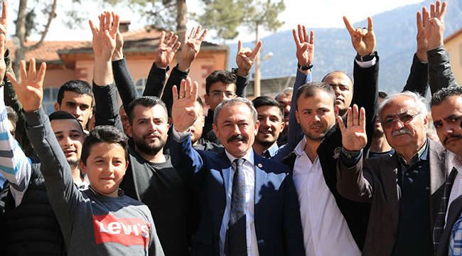 MİLLETVEKİLİ TİN’E BAKLAN DA SEVGİ SELİ