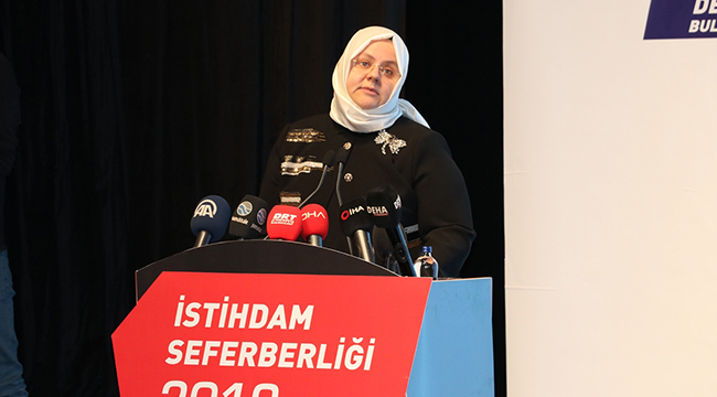 BAKAN SELÇUK İSTİHDAM TOPLANTISINDA KONUŞTU