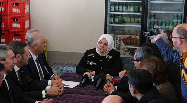 BAKAN SELÇUK DEPREM BÖLGESİ’NE GiTTi