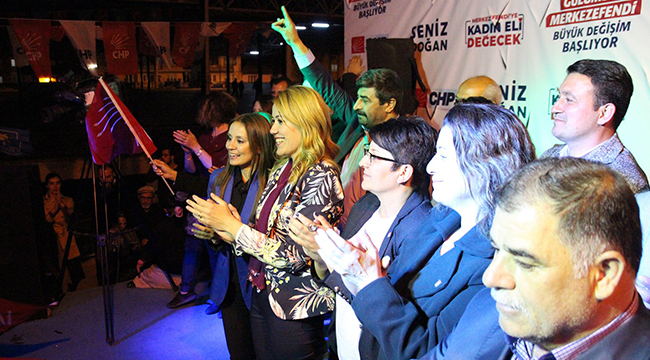 YÜZLERCE MERKEZEFENDİLİ MİTİNGE AKIN ETTİ
