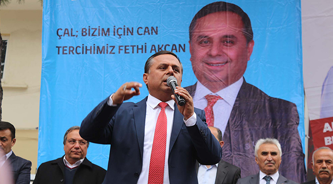 ÇAL BELEDİYE BAŞKANI AKCAN BÜYÜK KONUŞTU