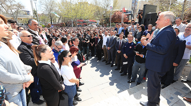 BAŞKAN ZOLAN'A KARŞILAMA SÜRPRİZİ