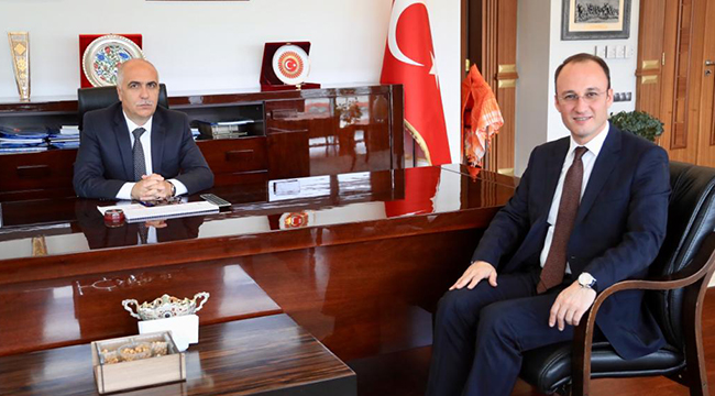 BAŞKAN ÖRKİ PROTOKOLU ZİYARET ETTİ