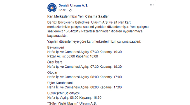Otobüs Kullananlar Dikkat!