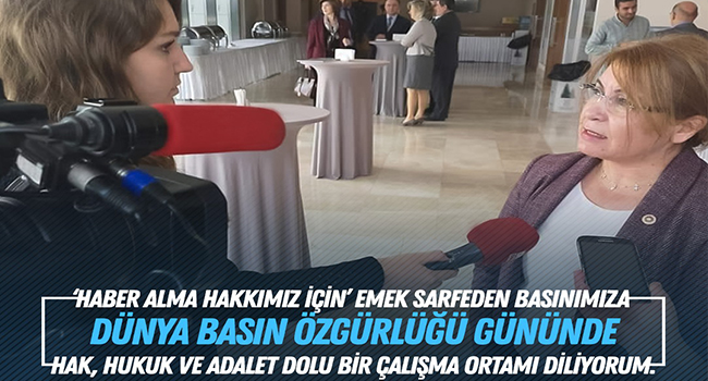 Milletvekili Karaca'dan Dünya Basın Özgürlüğü Mesajı