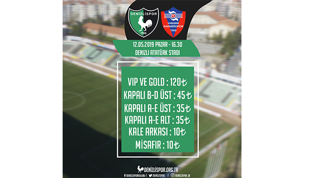 Kardemir Karabükspor Maçı Biletleri Satışa Çıktı