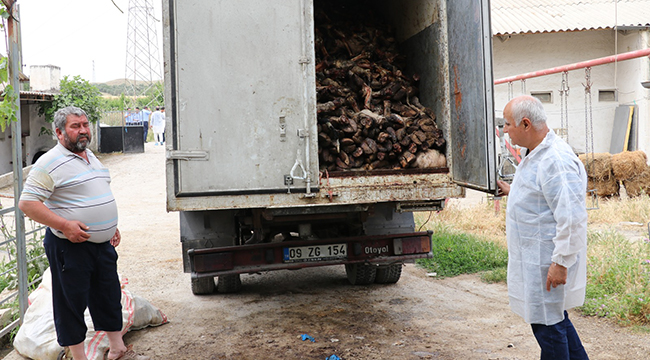 10 Ton Sakatat İmha Edildi