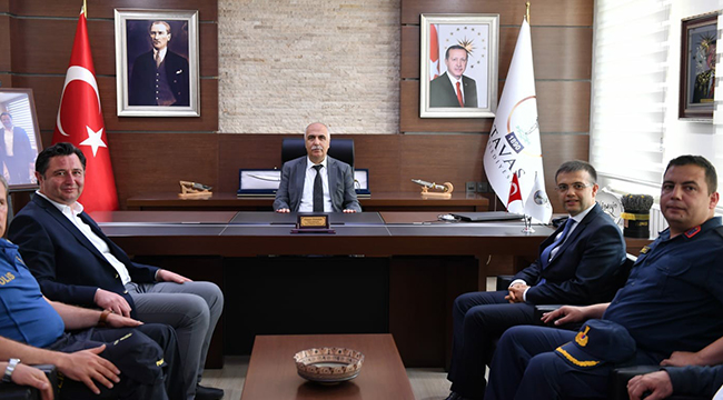 Vali Karahan Önce Cankurtaran’ı Sonra Tavas’ı Ziyaret Etti