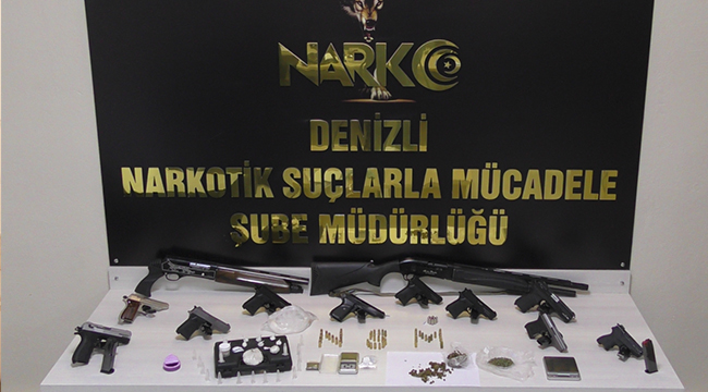 Silahlı Uyuşturucu Çetesine Eş Zamanlı Baskın. 6 tutuklama