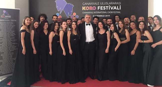 PAÜ Çoksesli Korosu Üçüncü Oldu