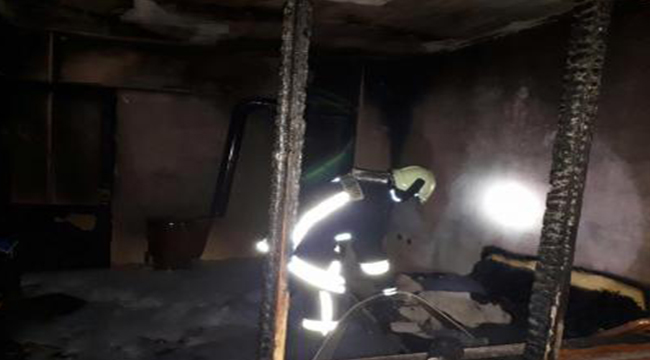 İTFAİYENİN ZAMANINDA MÜDAHALESİ İLE KURTULDULAR