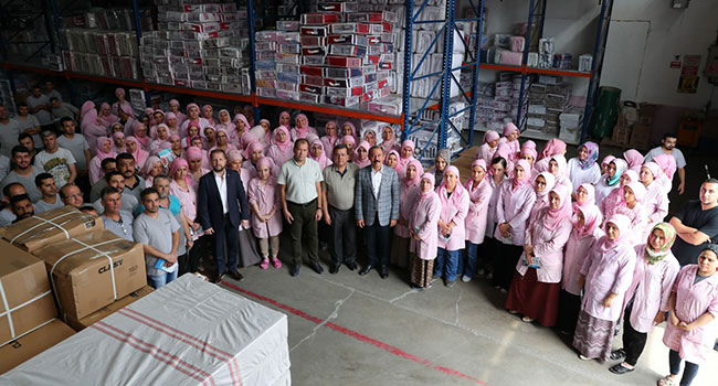 TİN, FABRİKA ÇALIŞANLARI İLE BULUŞTU