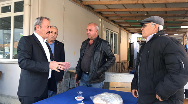 TİN BOZKURT’TA VATANDAŞLARLA BULUŞTU