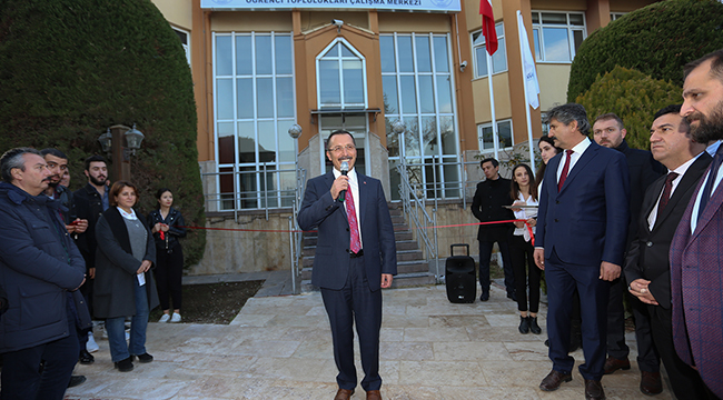 MERKEZİN AÇILIŞINI REKTÖR BAĞ YAPTI