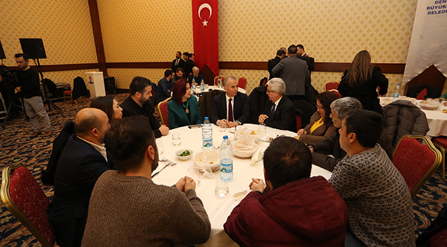 BAŞKAN ZOLAN, DENİZLİ BASINI İLE BULUŞTU
