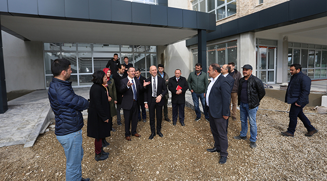 BAĞ VE ÖZBAŞ İNŞAATTA İNCELEME YAPTI