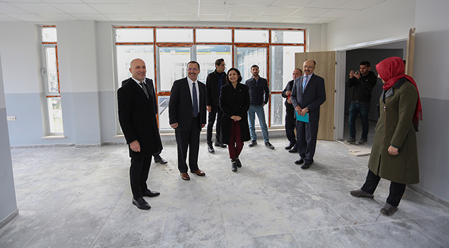 BAĞ VE ÖZBAŞ İNŞAATTA İNCELEME YAPTI