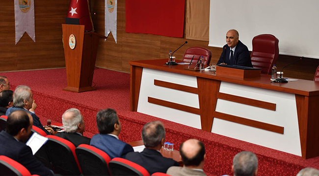 SEÇİM GÜVENLİĞİ VE KAYMAKAMLAR TOPLANTISI YAPILDI