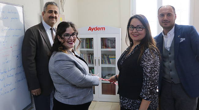 KUŞADASI’NDA “AYDEM SINIF KİTAPLIĞI” OLUŞTURULDU
