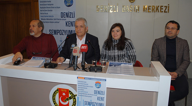 TMMOB DENİZLİ İKK KENT SEMPOZYUMUNA HAZIRLANIYOR