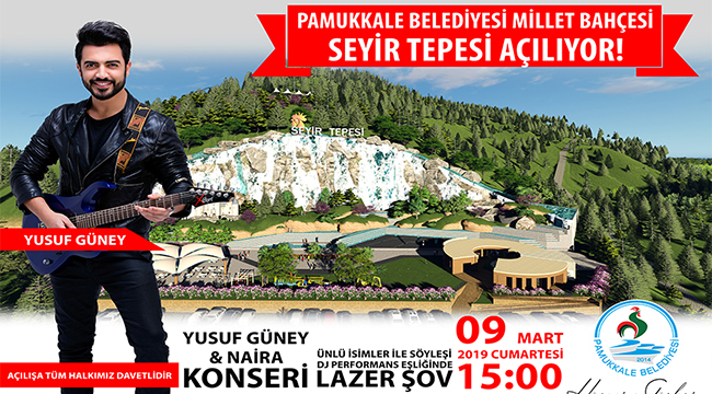 DENİZLİ’NİN İLK MİLLET BAHÇESİ KAPILARINI AÇIYOR