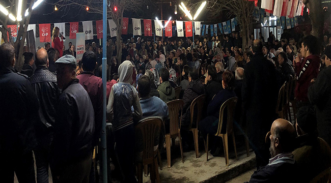 DOĞAN'DAN MİTİNG GİBİ TOPLANTI