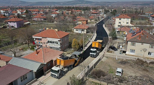 HAYDAN’A 3 BİN 500 TON ASFALT DÖKÜLDÜ