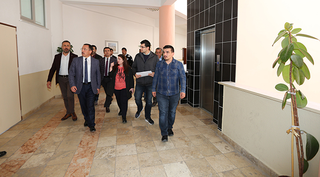 REKTÖR BAĞ, ACIPAYAM MYO’DA İNCELEME YAPTI