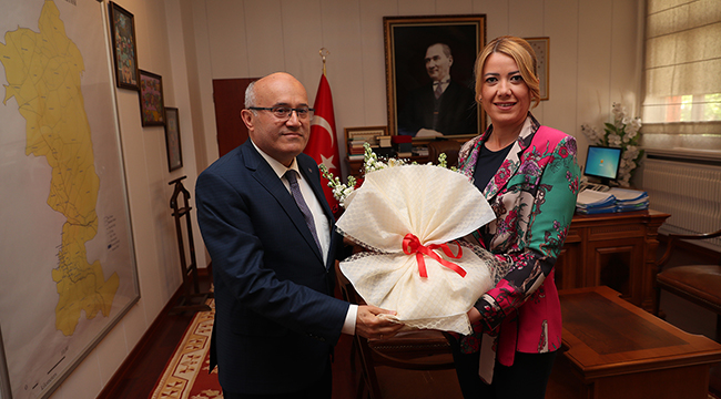 Başkan Doğan, Kaymakam Balcıoğlu’nu Ziyaret Etti