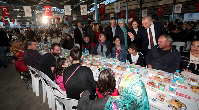Binlerce Denizlili Aynı Sofrada Buluştu