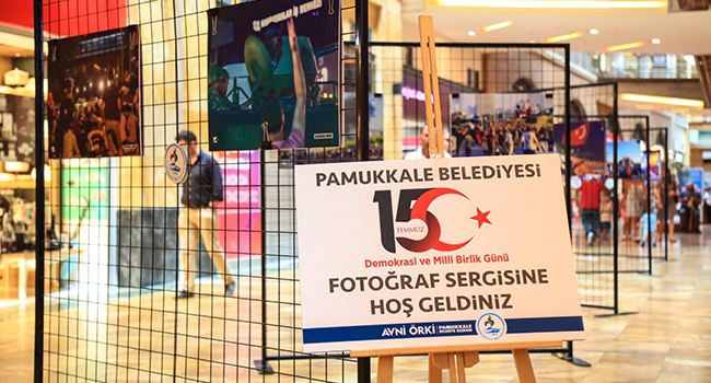 Pamukkale Belediyesi'nden 15 Temmuz Fotoğraf Sergisi