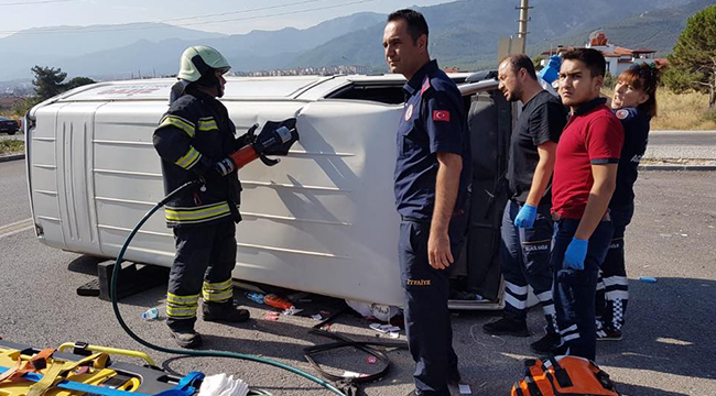 Bahçelievlerde’ki Kaza Ucuz Atlatıldı