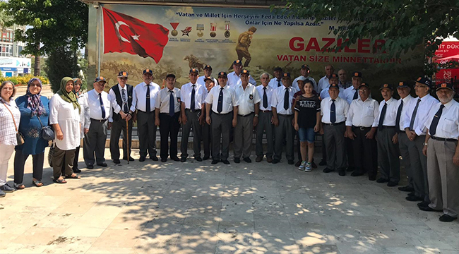 Gaziler Kıbrıs Barış Harekatı'nın 45. Yıl Dönümünü Kutladı