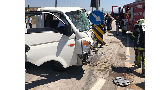 Hacıeyüplü’de Korkutan Kaza: 2 Yaralı