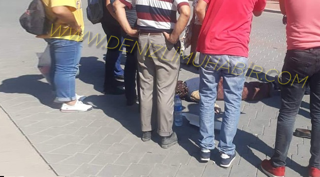 Yaşlı Kadın Yere Yığıldı