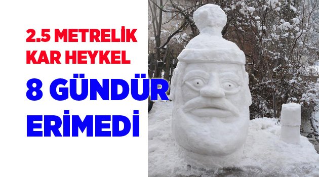 8 GÜNDÜR ERİMEDİ