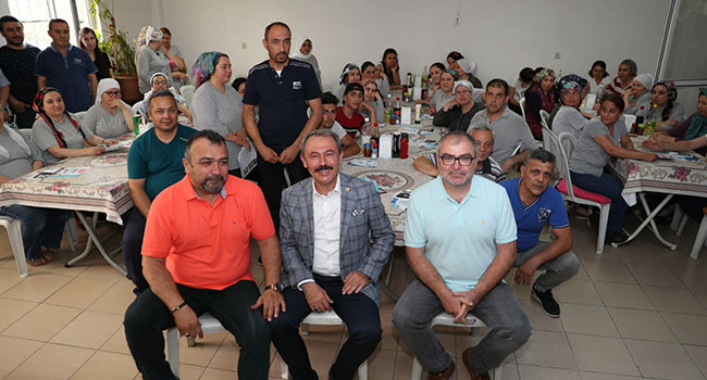 TİN, FABRİKA ÇALIŞANLARI İLE BULUŞTU