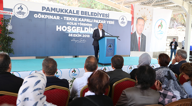 PAMUKKALE BELEDİYESİ’NDEN BİR HİZMET DAHA!