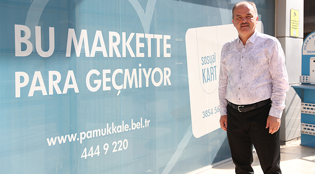 PAMUKKALE SOSYAL MARKET 4 BİN AİLEYE ULAŞTI