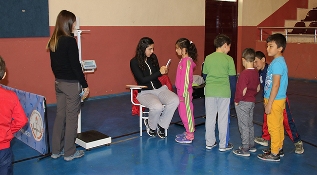 ÇAL'DA SPORTİF YETENEK TARAMASI YAPILDI