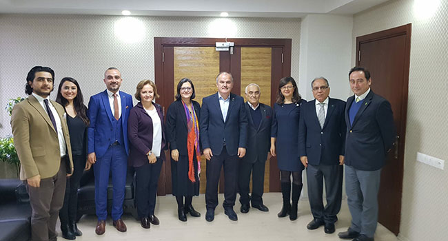 BAŞKAN GÜRLESİN TEMA TEMSİLCİLERİNİ AĞIRLADI