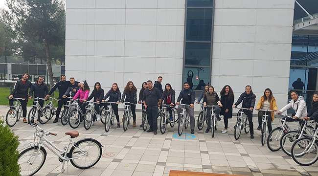 SAĞLIKLI YAŞAM İÇİN PEDAL ÇEVİRDİLER