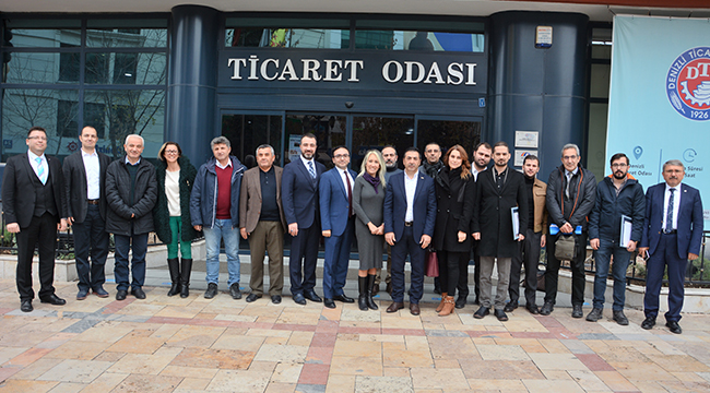 DTO BAŞKANI ERDOĞAN MERMERCİLERLE BULUŞTU