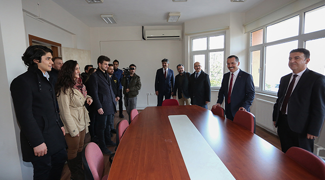 MERKEZİN AÇILIŞINI REKTÖR BAĞ YAPTI