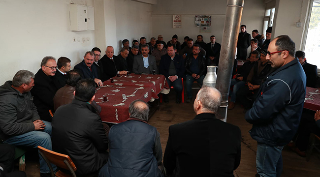 TİN, TAVAS’TA VATANDAŞLARLA BULUŞTU