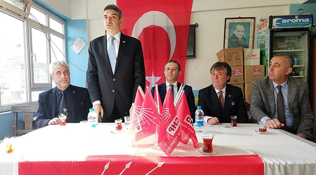 ORAN CHP’Lİ BELEDİYE BAŞKAN ADAYLARINA DESTEK VERDİ