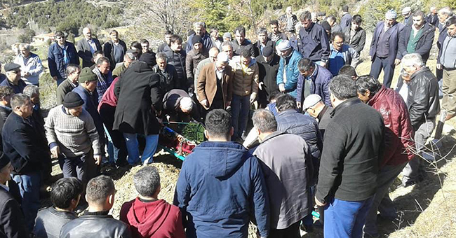 ŞEHİT BABASI ŞAKIR SON YOLCULUĞUNA UĞURLANDI