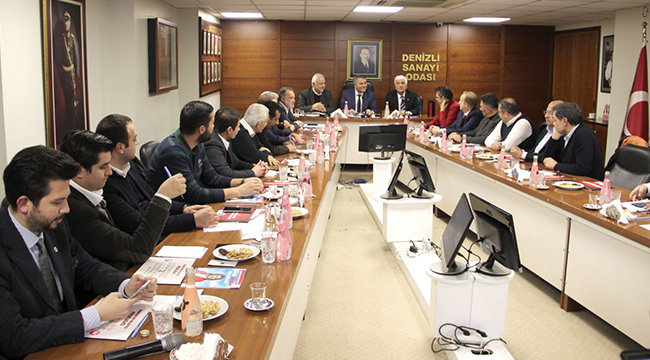 BAHTİYAR DSO ÜYELERİNE PROJELERİNİ ANLATTI